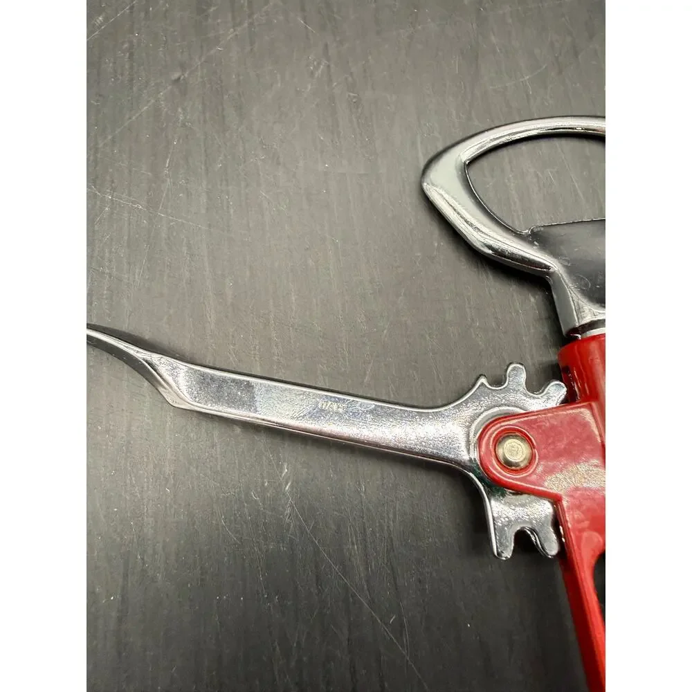 Vintage Wine Opener, Red Wing Corkscrew, Italy, Stainless Steel, MCM